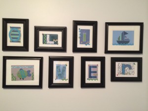 Framed Letters for O